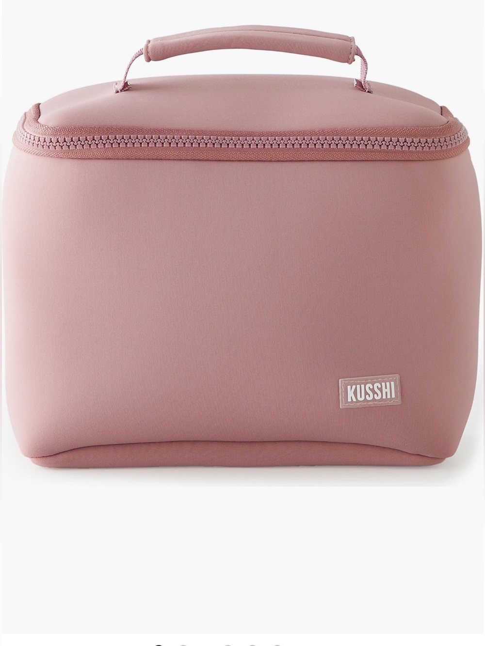 Kusshi Pink Women's Cosmetic Train Case NWT in package